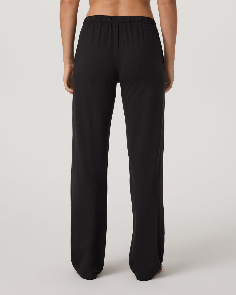 Halo Straight Leg - Long Women's Solid Black Pants | Vuori discount
