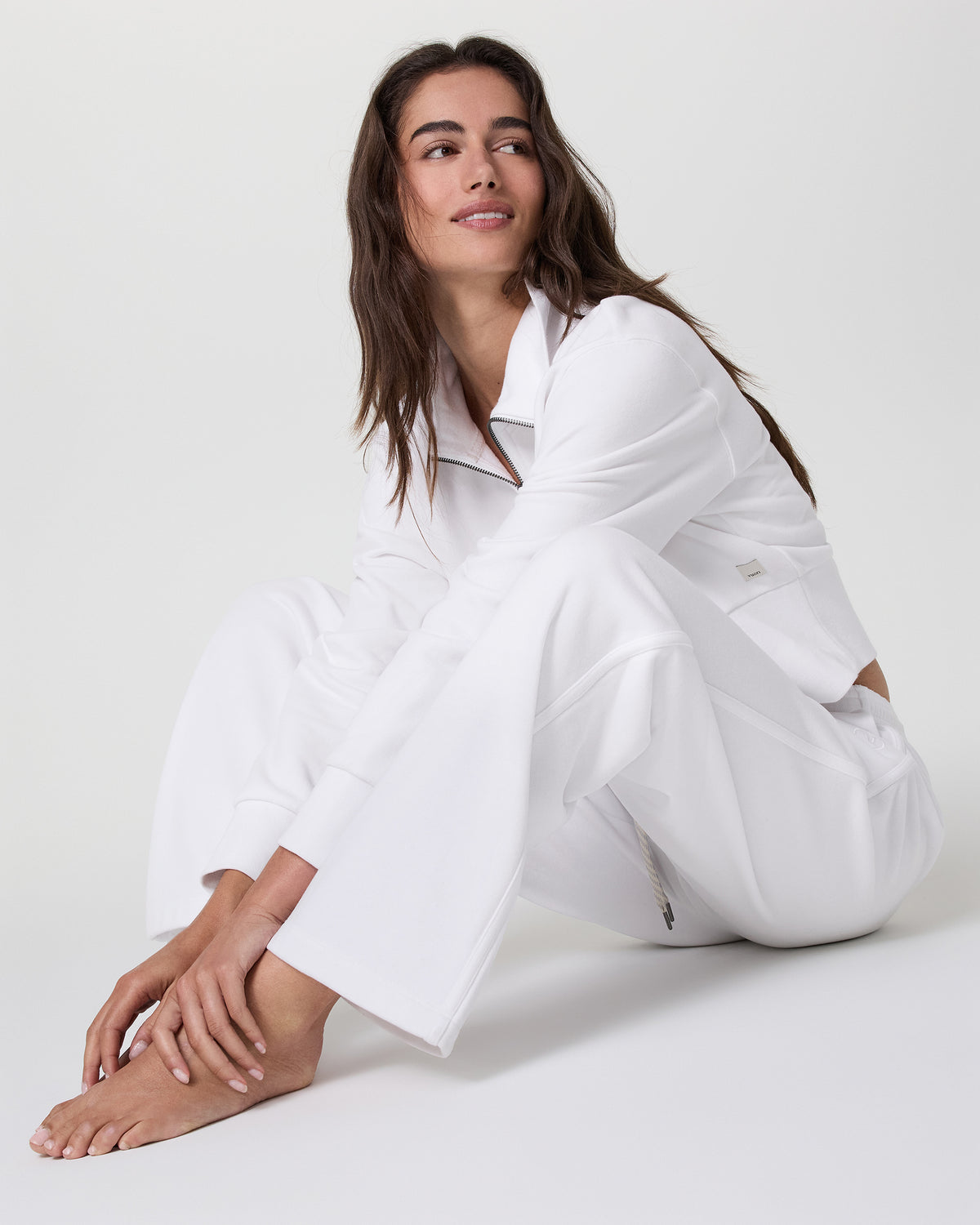 Sedona Straight Leg Sweatpant White | Vuori onsale
