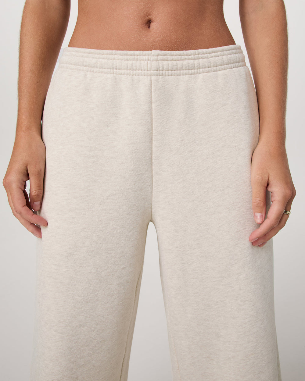 Women's Restore Ultra Wideleg Sweatpant Bone Heather | Vuori outlet