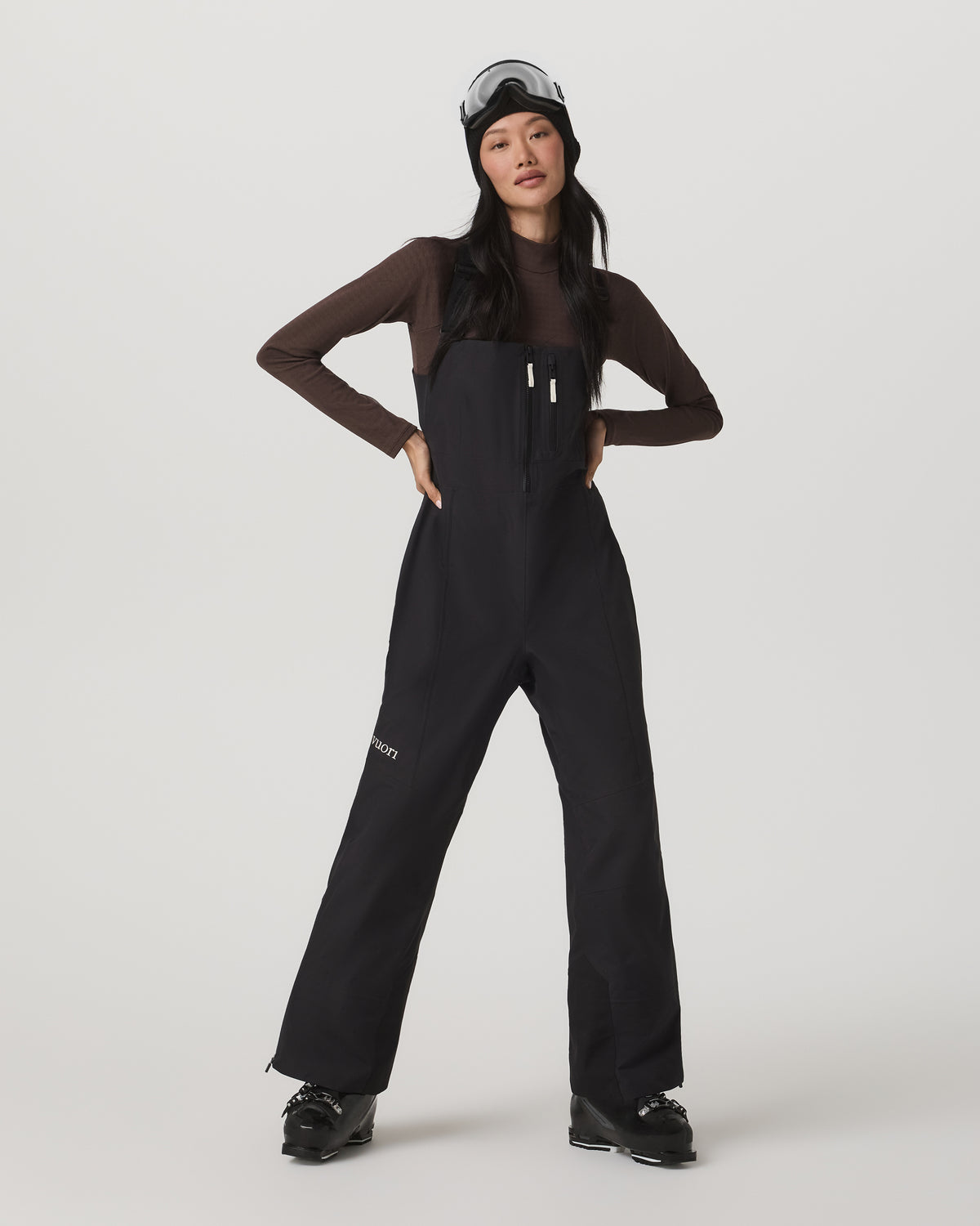 Women's Taika Snow Bib Black Ski/Board Bottoms | Vuori onsale