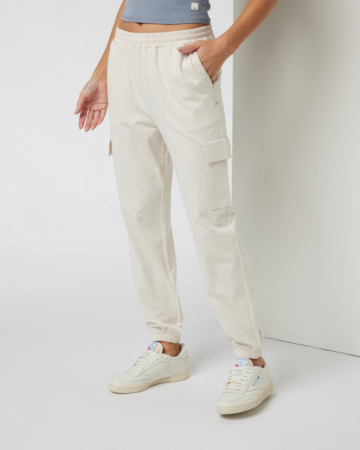 Boyfriend Cargo Sweatpant Milkweed Heather | Vuori for sale