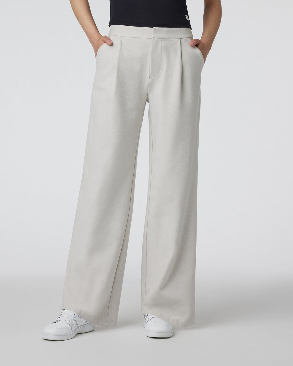 Elevation Trouser Ecru Heather High-Rise Pants | Vuori online