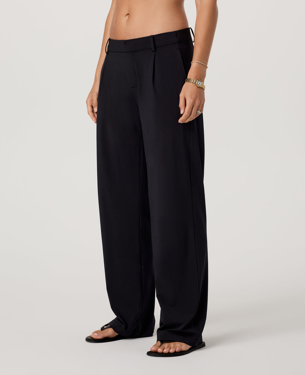 Villa Low Slung Trouser Women's Black Low-Rise Pants | Vuori outlet