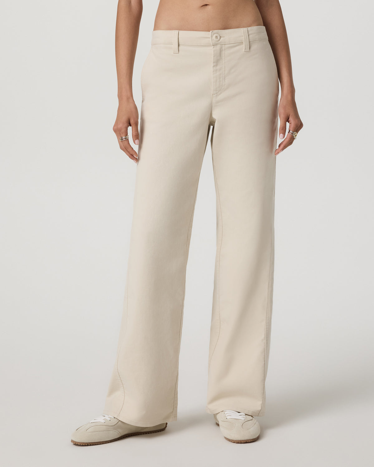 Telluride Twill Pant Women's Bone Mid-Low Rise Pants | Vuori onsale