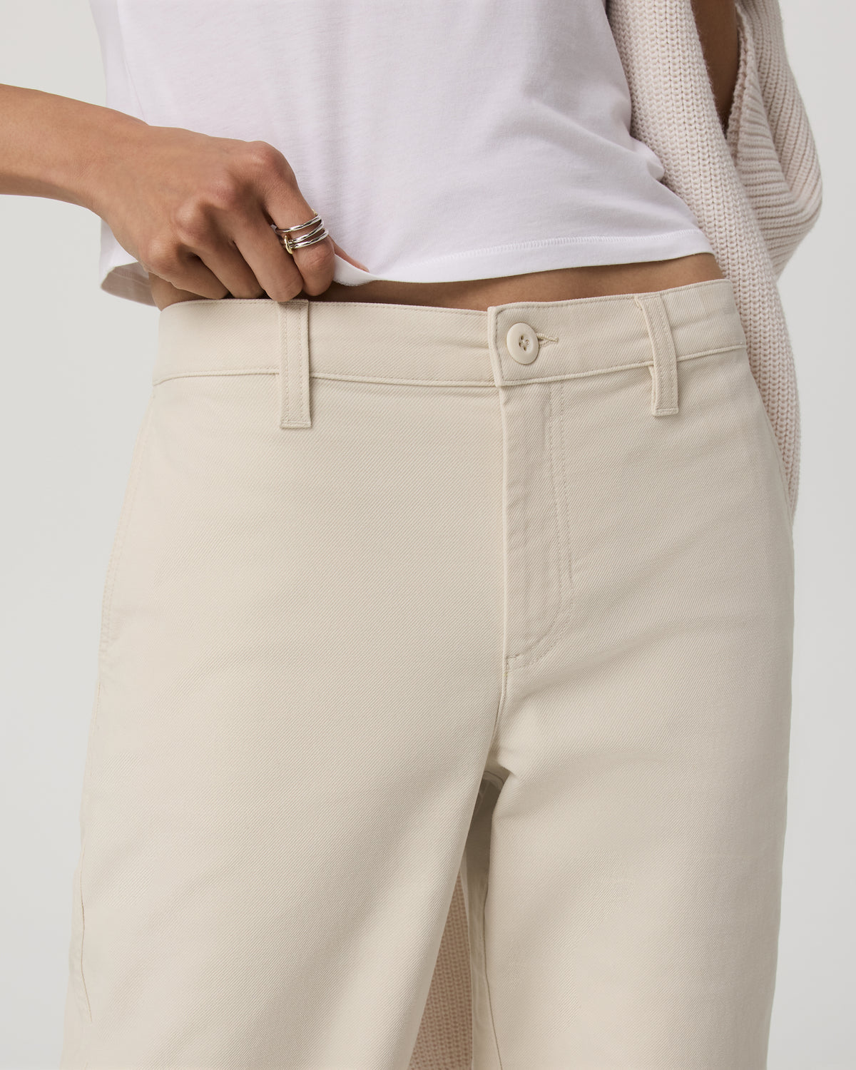 Telluride Twill Pant Women's Bone Mid-Low Rise Pants | Vuori onsale