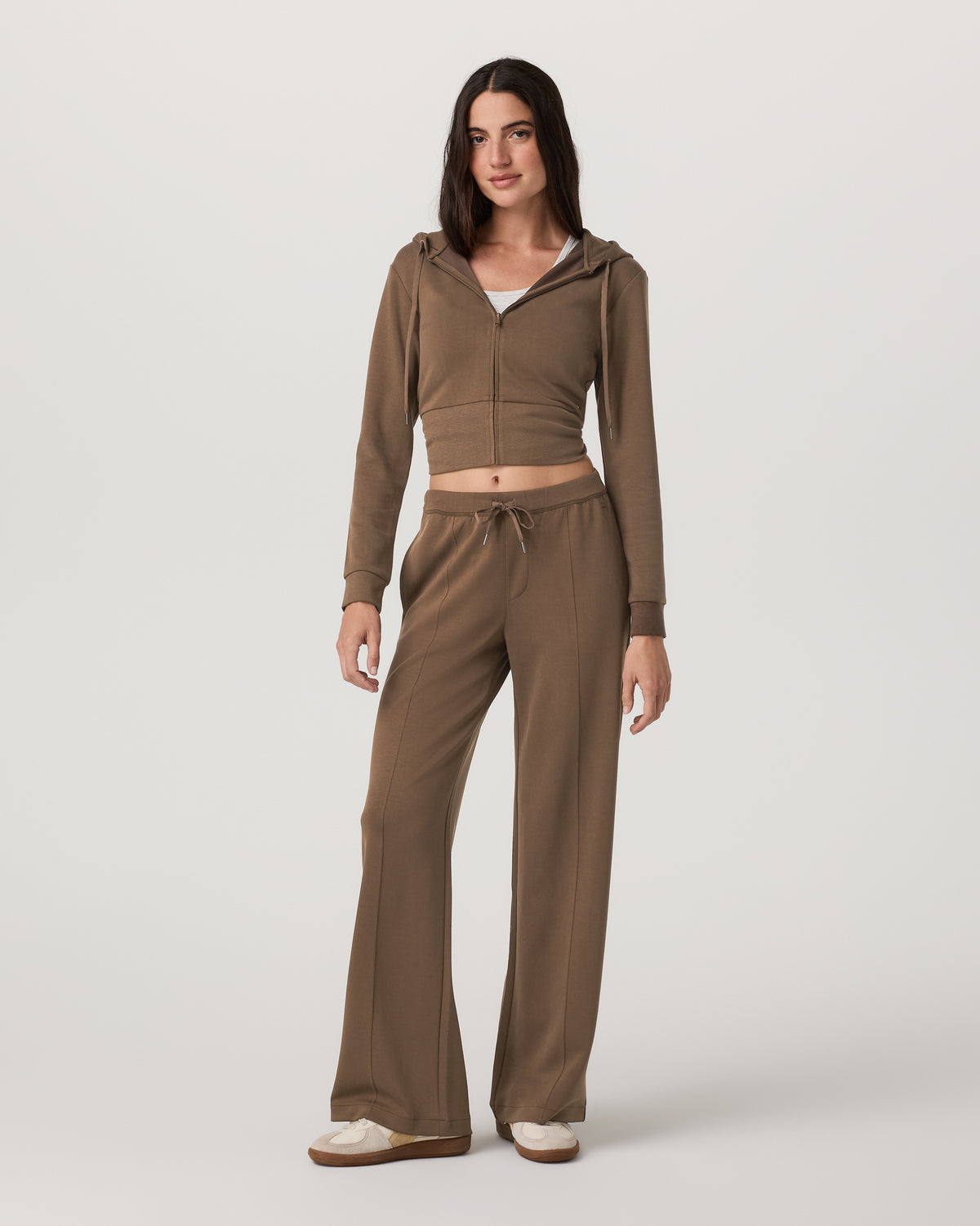 Compose Wideleg Pant Espresso Mid-High Rise Pants | Vuori for sale
