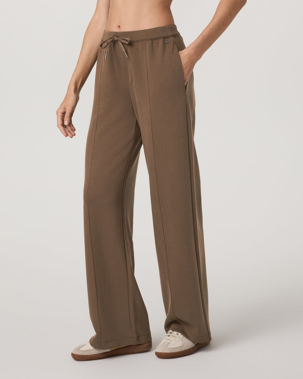 Compose Wideleg Pant Espresso Mid-High Rise Pants | Vuori for sale