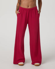 Waffle Wideleg Pant Women's Strawberry Waffle Knit Pant | Vuori discount
