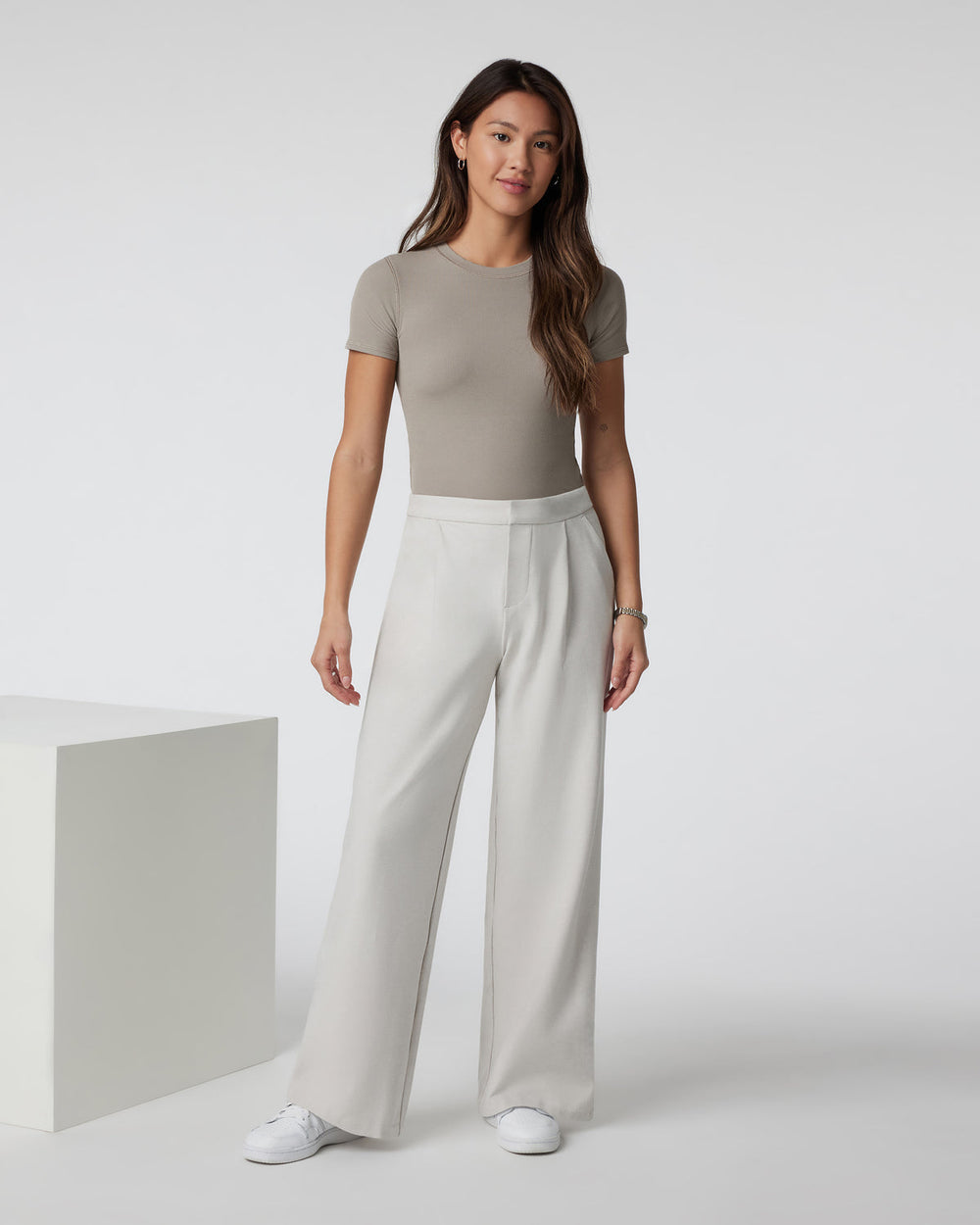 Elevation Trouser-Short Ecru Heather | Vuori discount