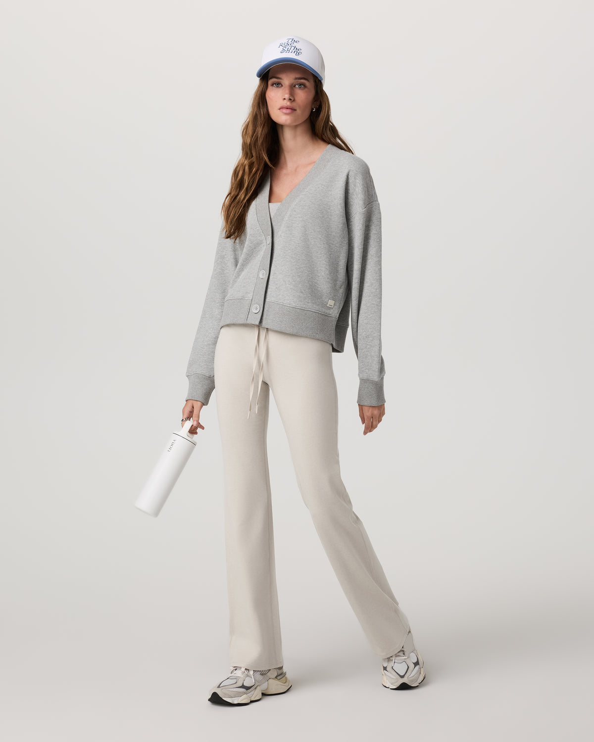 Halo Flare Pant Women's Ecru Heather Pants | Vuori for sale