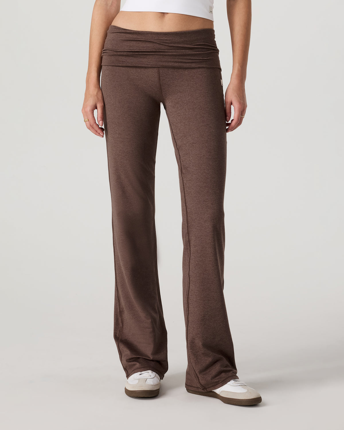 Halo Foldover Pant Chocolate Milk Heather | Vuori onsale