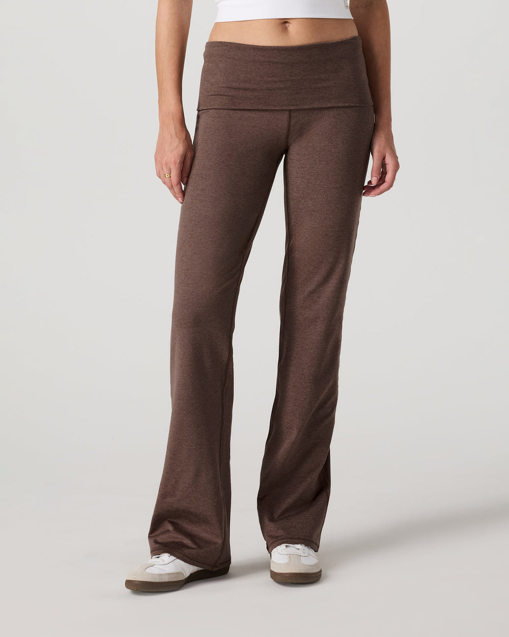 Halo Foldover Pant Chocolate Milk Heather | Vuori onsale