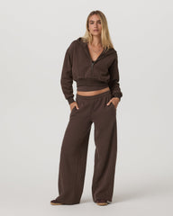 Restore Ultra Wideleg Sweatpant Women's Java Pants | Vuori online