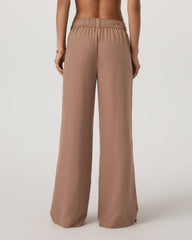 Trestles Twill Wideleg Women's Nutmeg Trouser Pants | Vuori discount