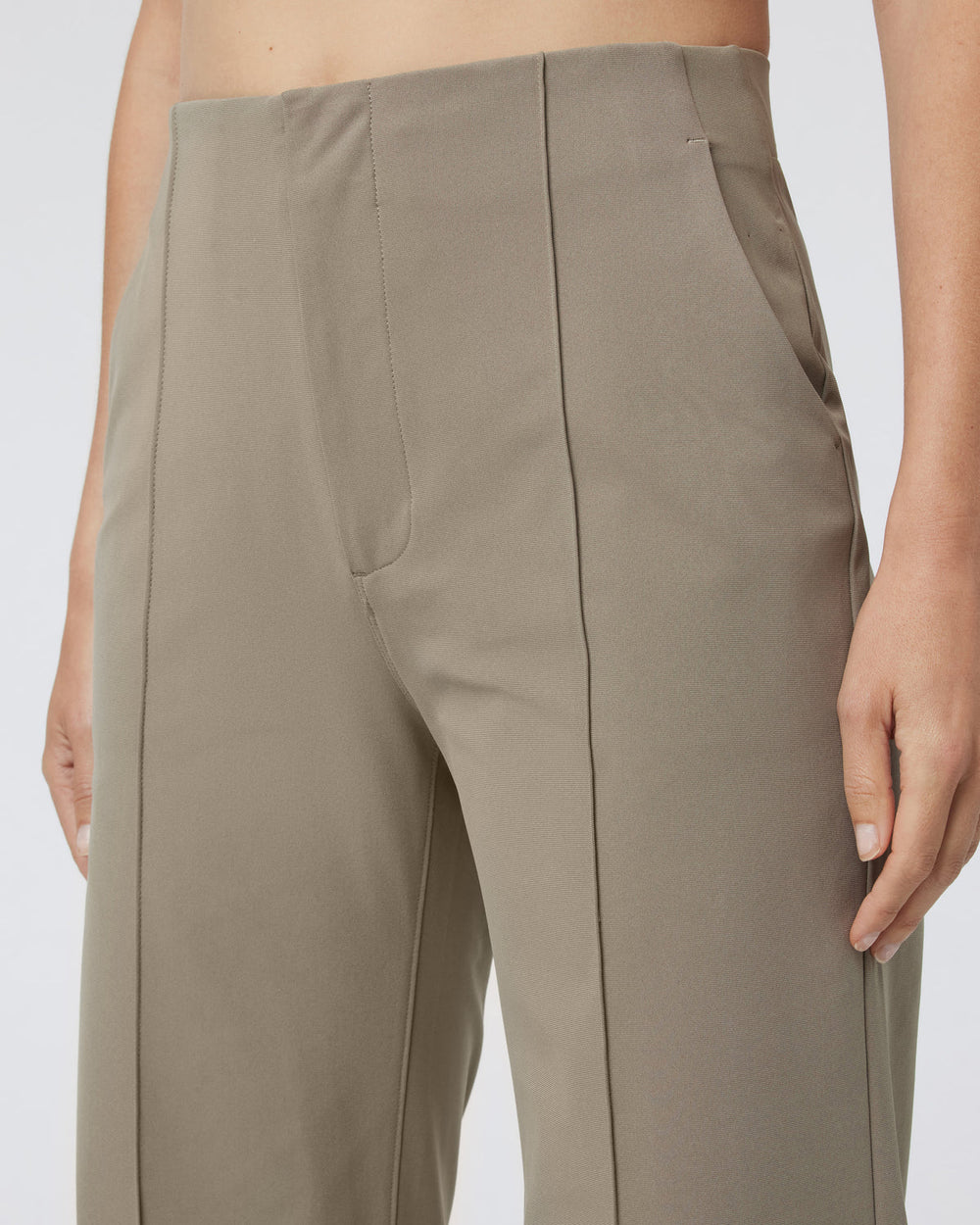 Womens Meta Wideleg Taupe Tailored Pants | Vuori outlet