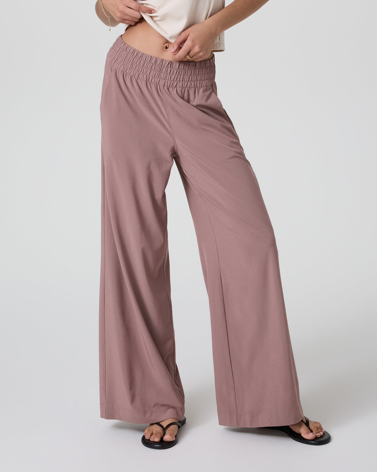 Villa Wideleg Pant Women's Zion Rose Pants | Vuori onsale