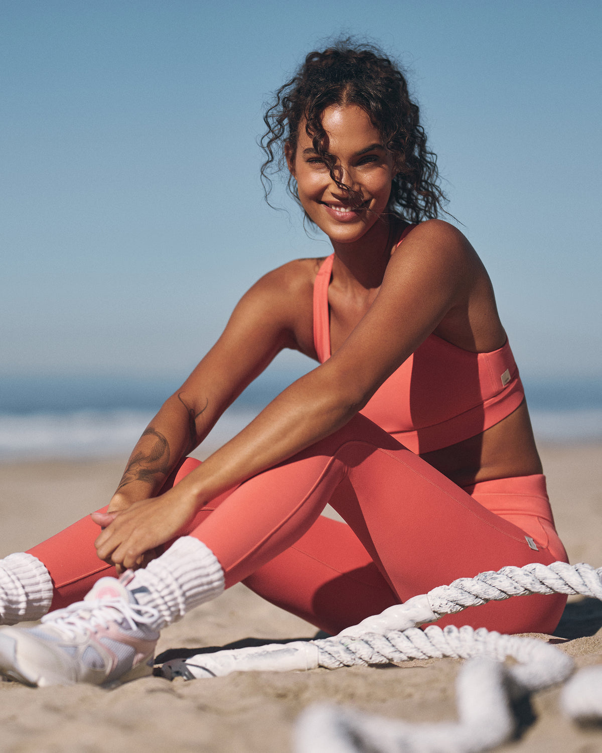 Daily Form Legging Women's Bright Coral Leggings | Vuori outlet