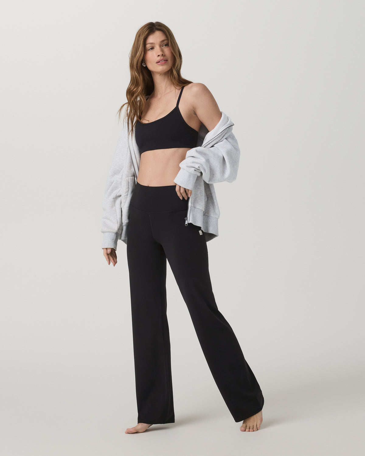 Vuori AllTheFeels™ Straight Leg - Short Women's Black Leggings | Vuori sale