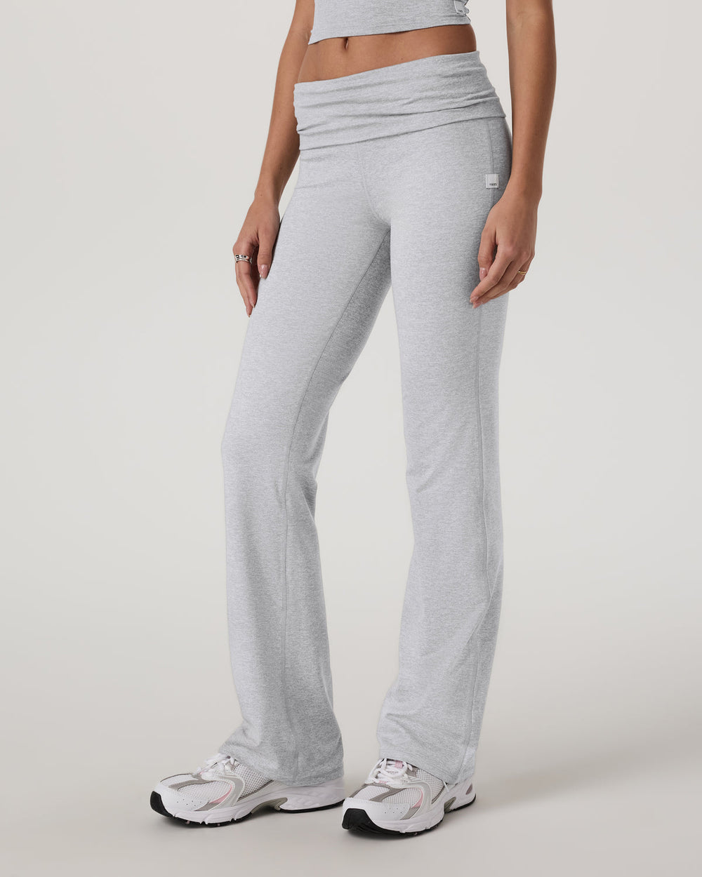 Halo Foldover Pant Pale Grey Heather | Vuori for sale