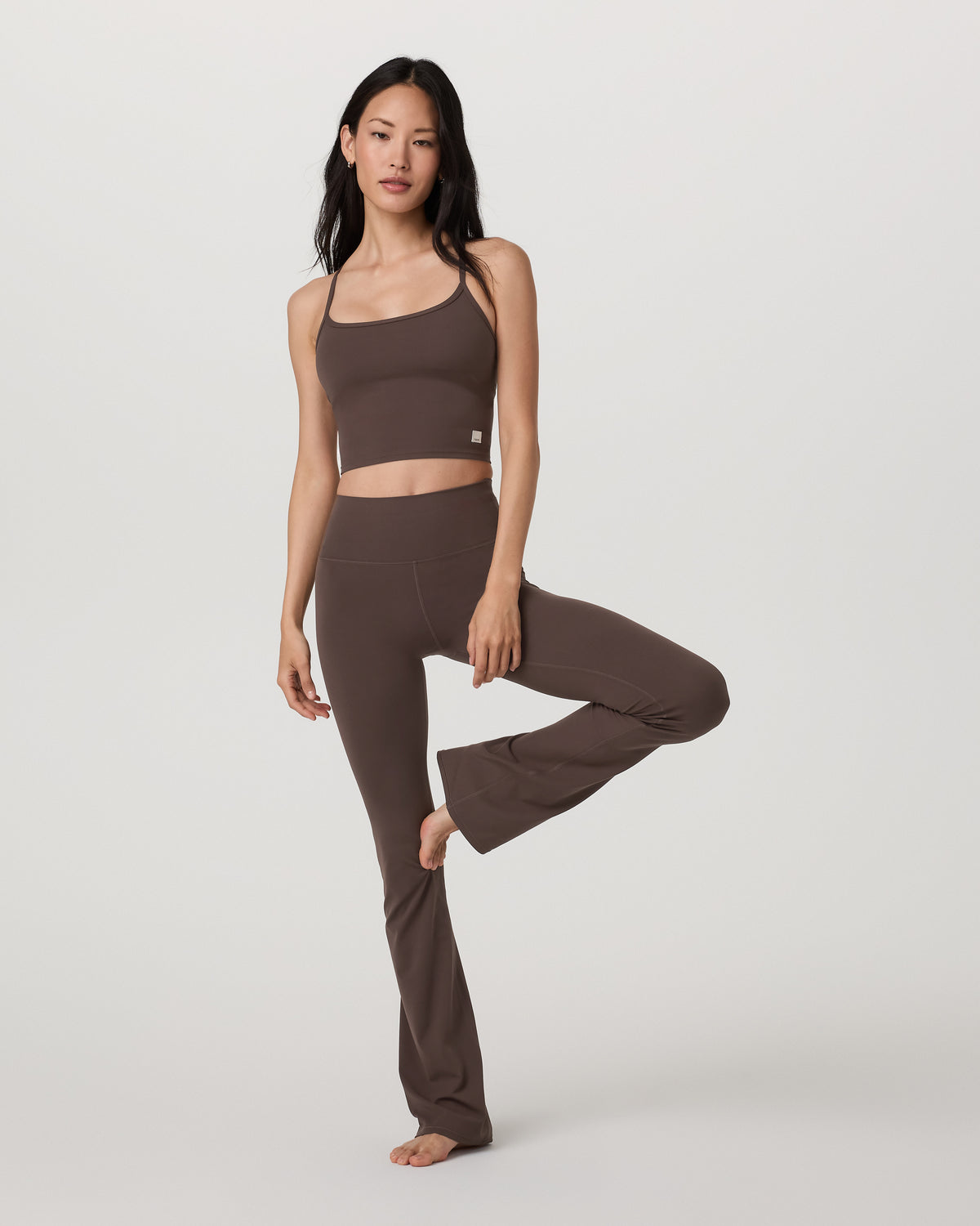 Vuori AllTheFeels™ Slim Flare Women's Java Leggings | Vuori for sale