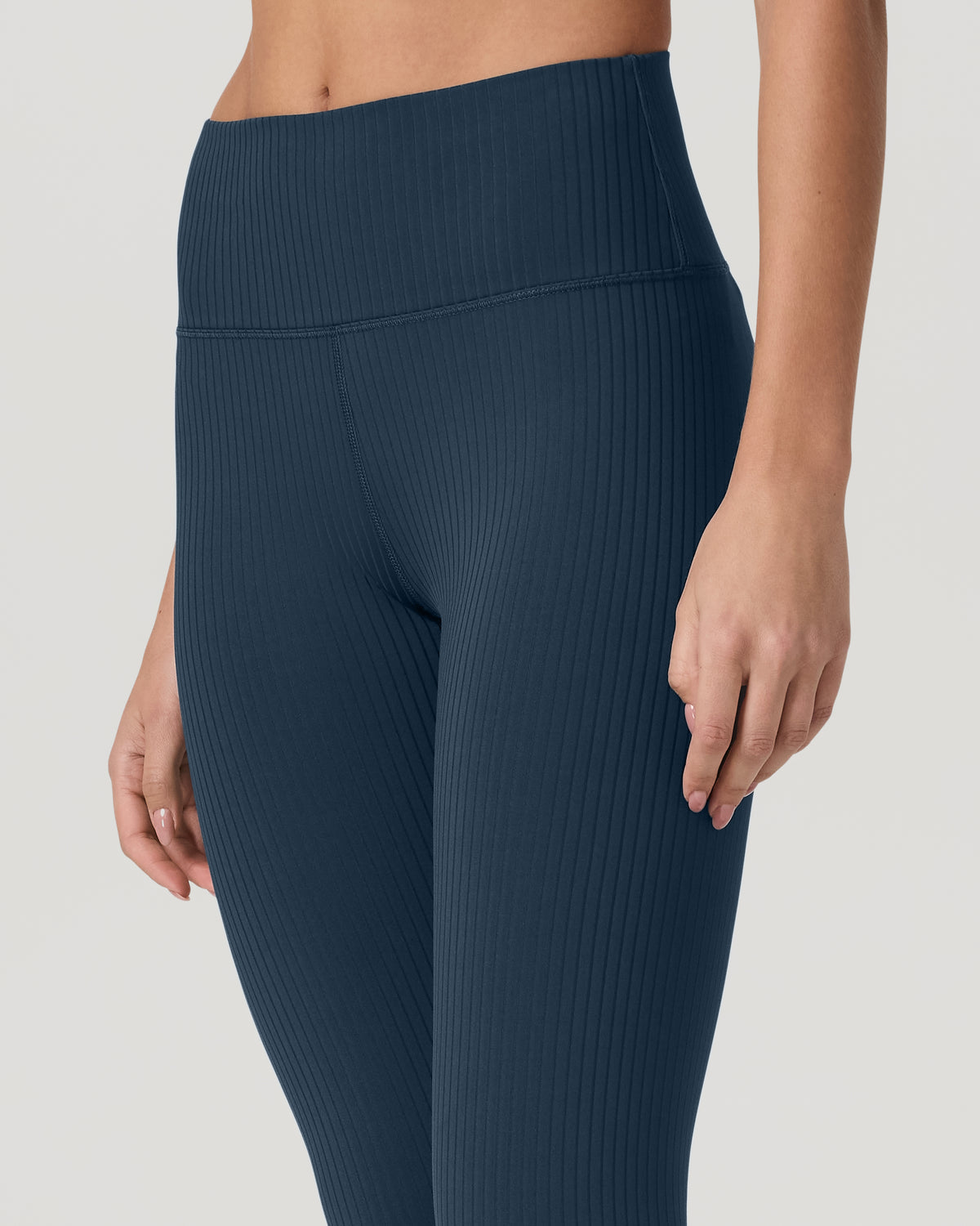 Inversion Rib Legging Women's Ocean Blue Rib Knit Leggings | Vuori discount