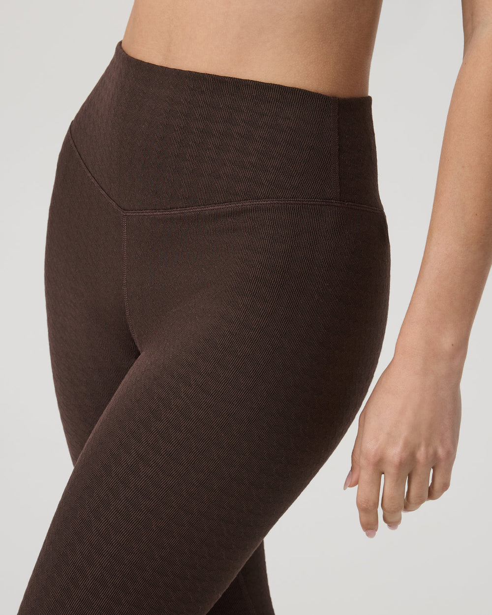 Women's Textured Chilled Out Legging Java Houndstooth | Vuori outlet
