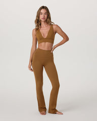 Vuori AllTheFeels™ Slim Flare Women's Rum Leggings | Vuori for sale