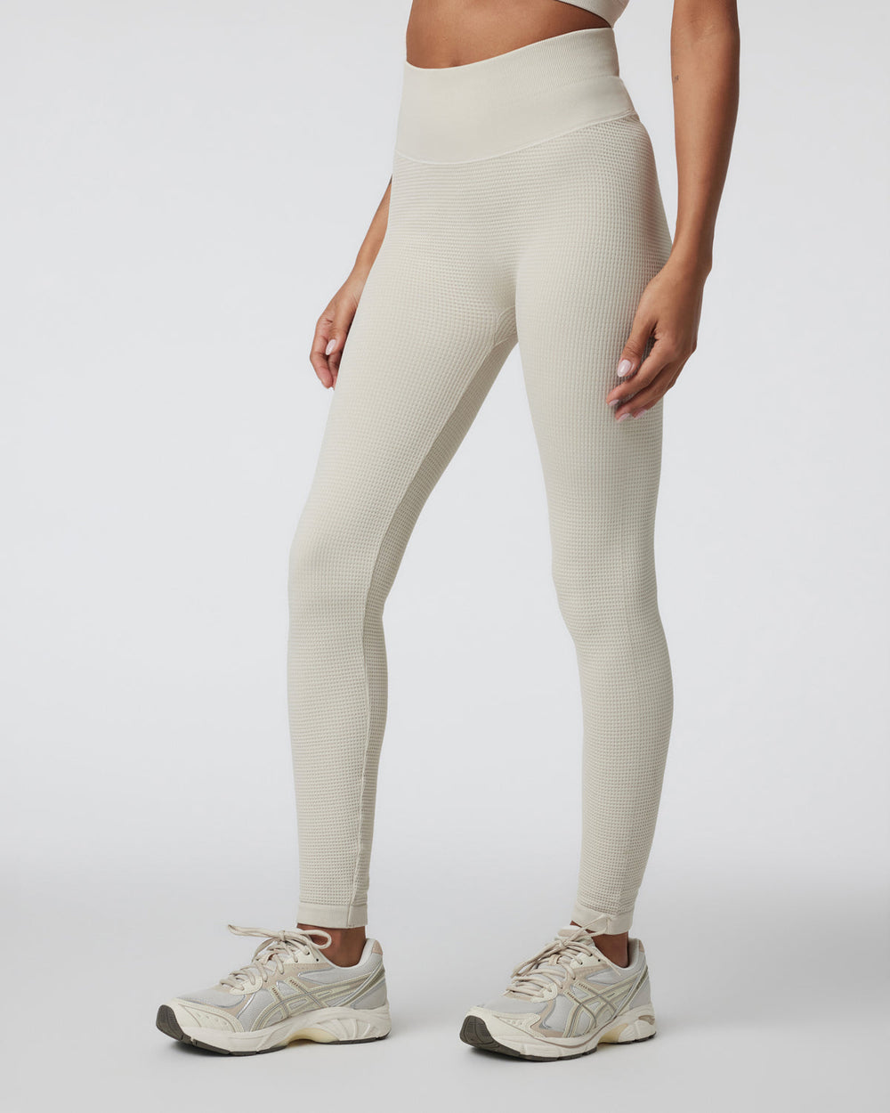 Waffle Seamless Legging Ecru High Rise Leggings | Vuori discount