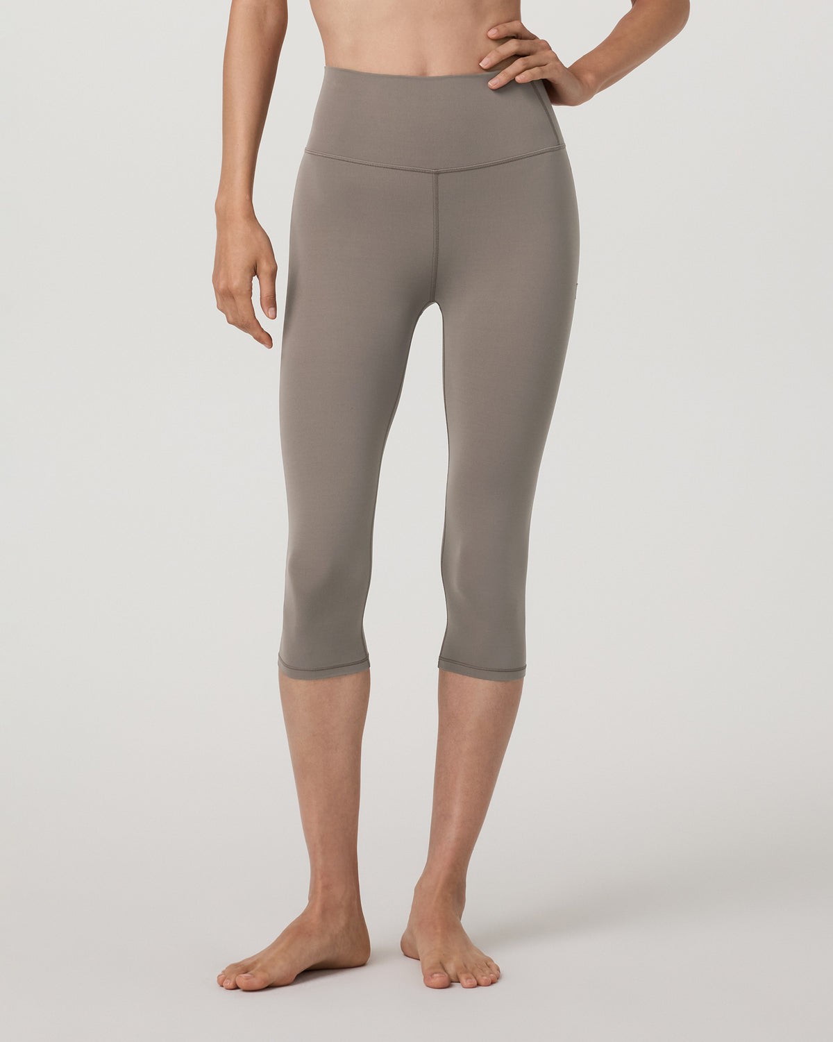 Vuori AllTheFeels™ Crop Legging Smokey Taupe Leggings | Vuori for sale