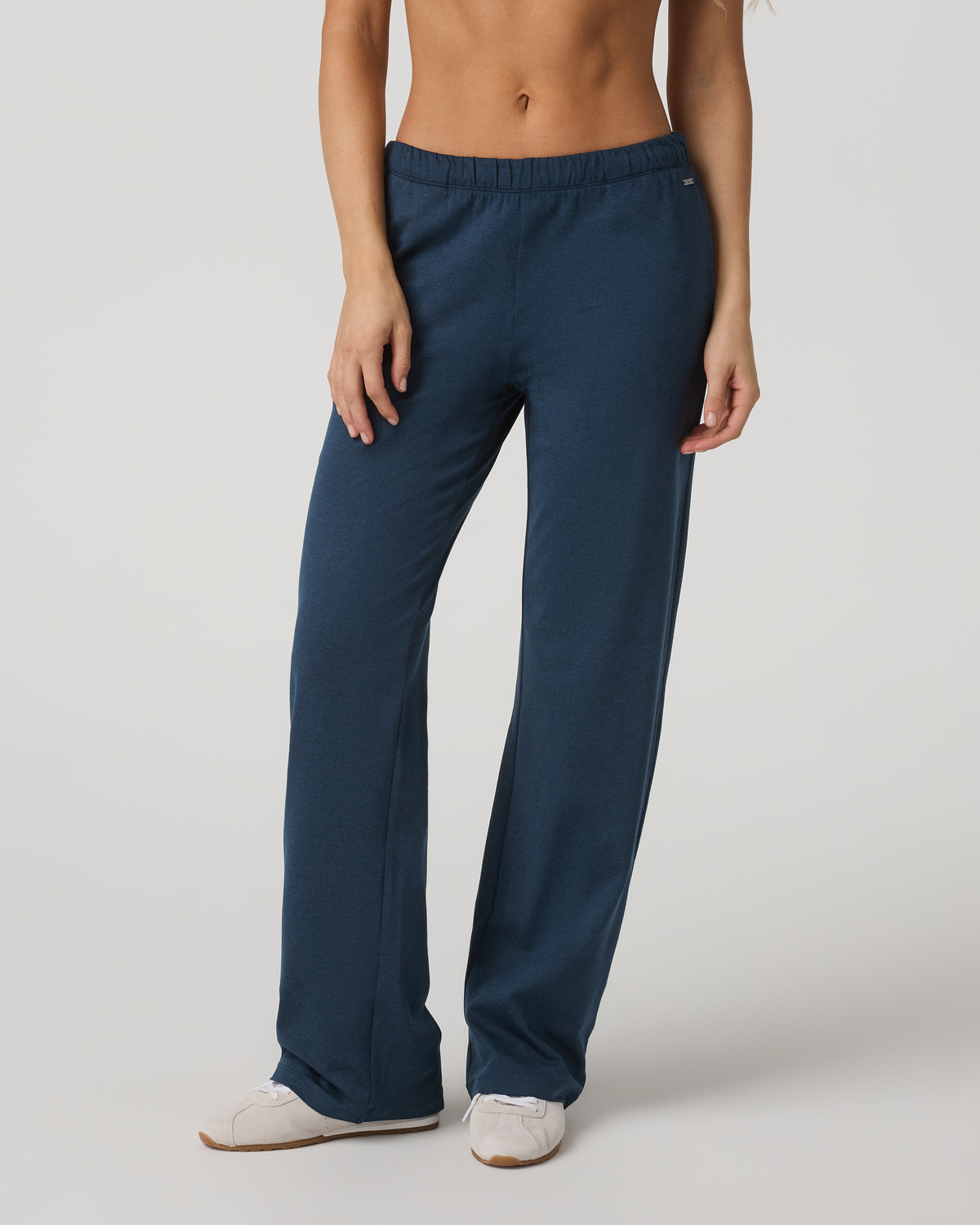 Women's Halo Modern Straight Leg Pant Blue Coast Heather | Vuori shop