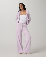 Halo Essential Wideleg Women's Lilac Breeze Heather Pants | Vuori for sale