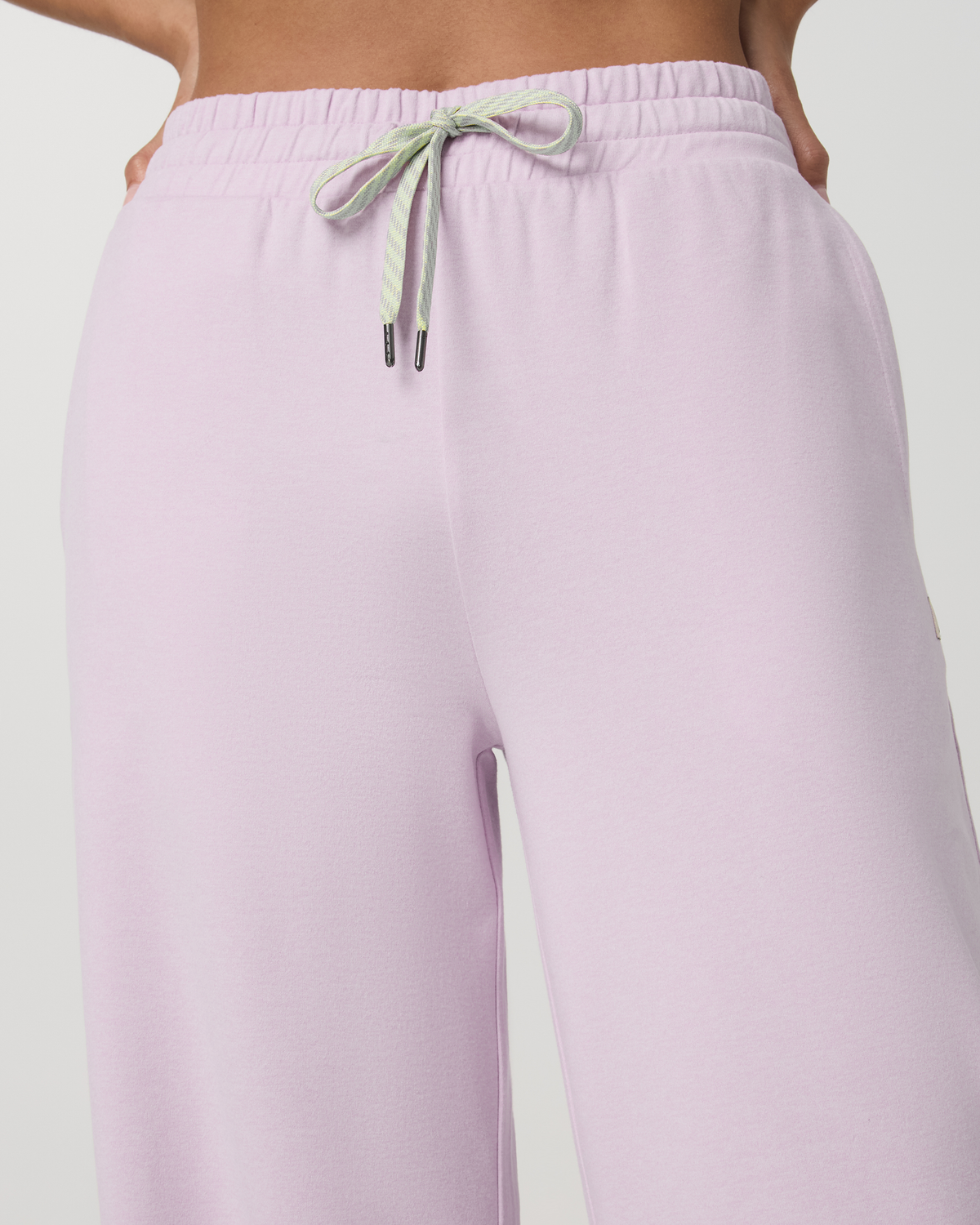 Halo Essential Wideleg Women's Lilac Breeze Heather Pants | Vuori for sale