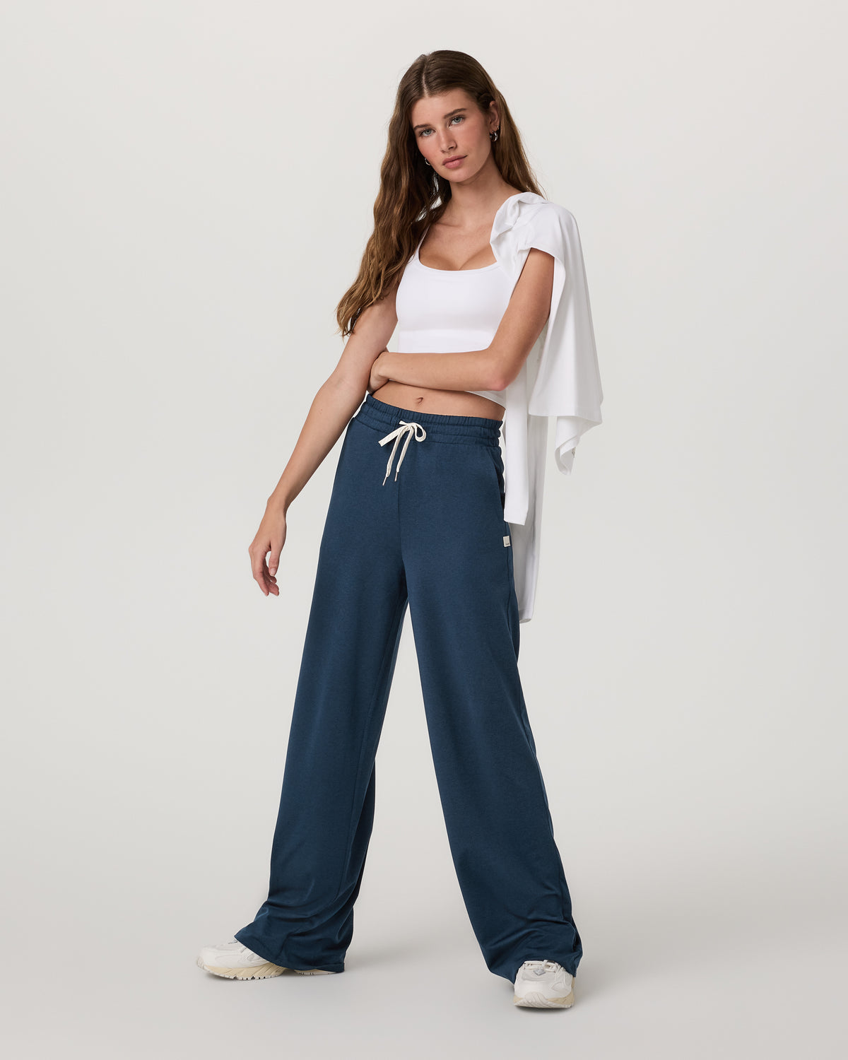 Halo Wideleg - Short Women's Blue Coast Pants | Vuori onsale