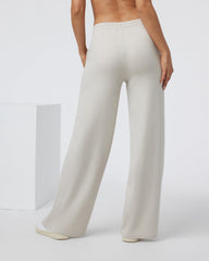 Halo Essential Wideleg Ecru Heather | Vuori online