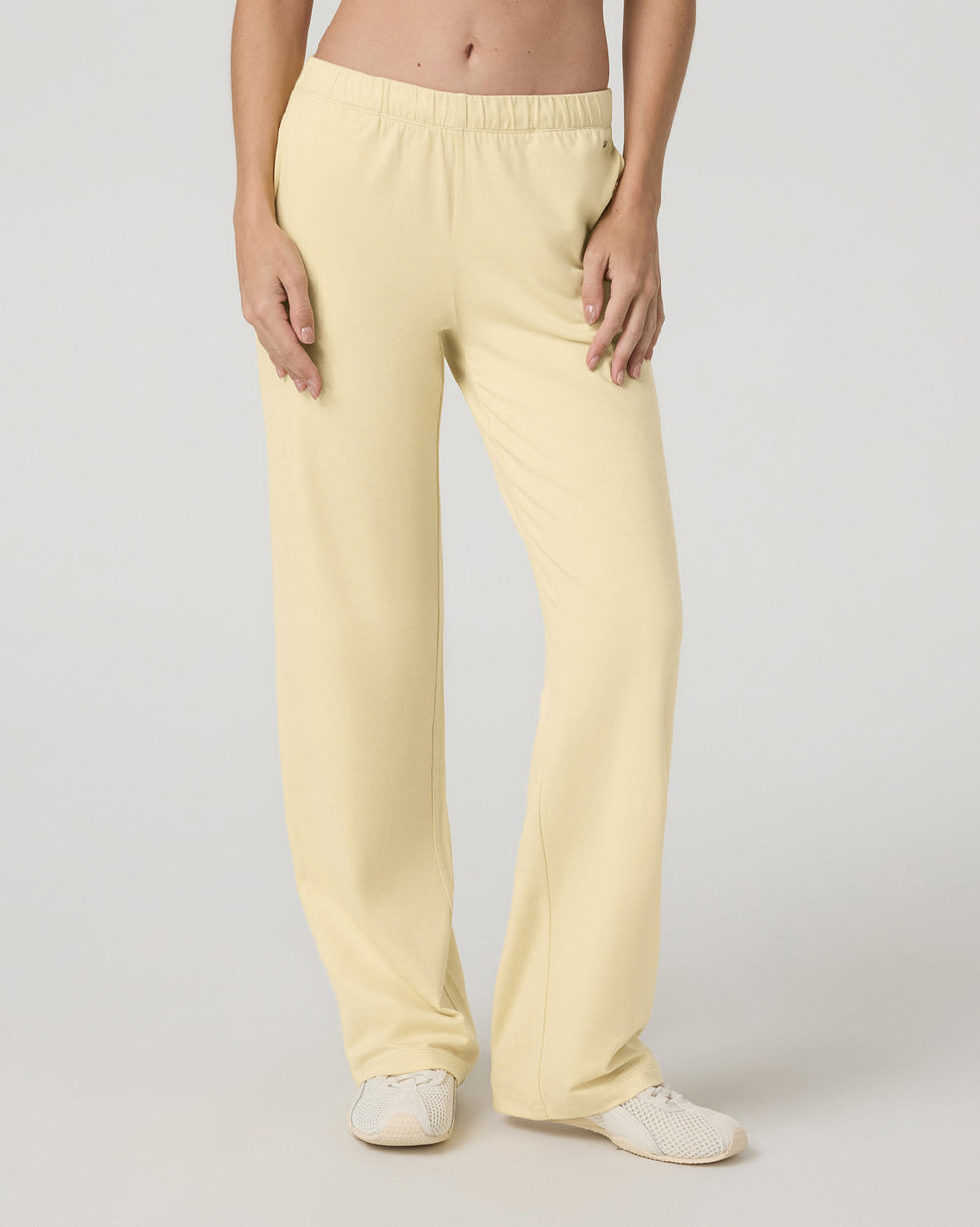 Women's Halo Modern Straight Leg Pant Lemon Snap Heather | Vuori for sale