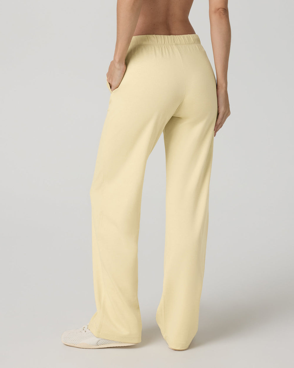 Women's Halo Modern Straight Leg Pant Lemon Snap Heather | Vuori for sale