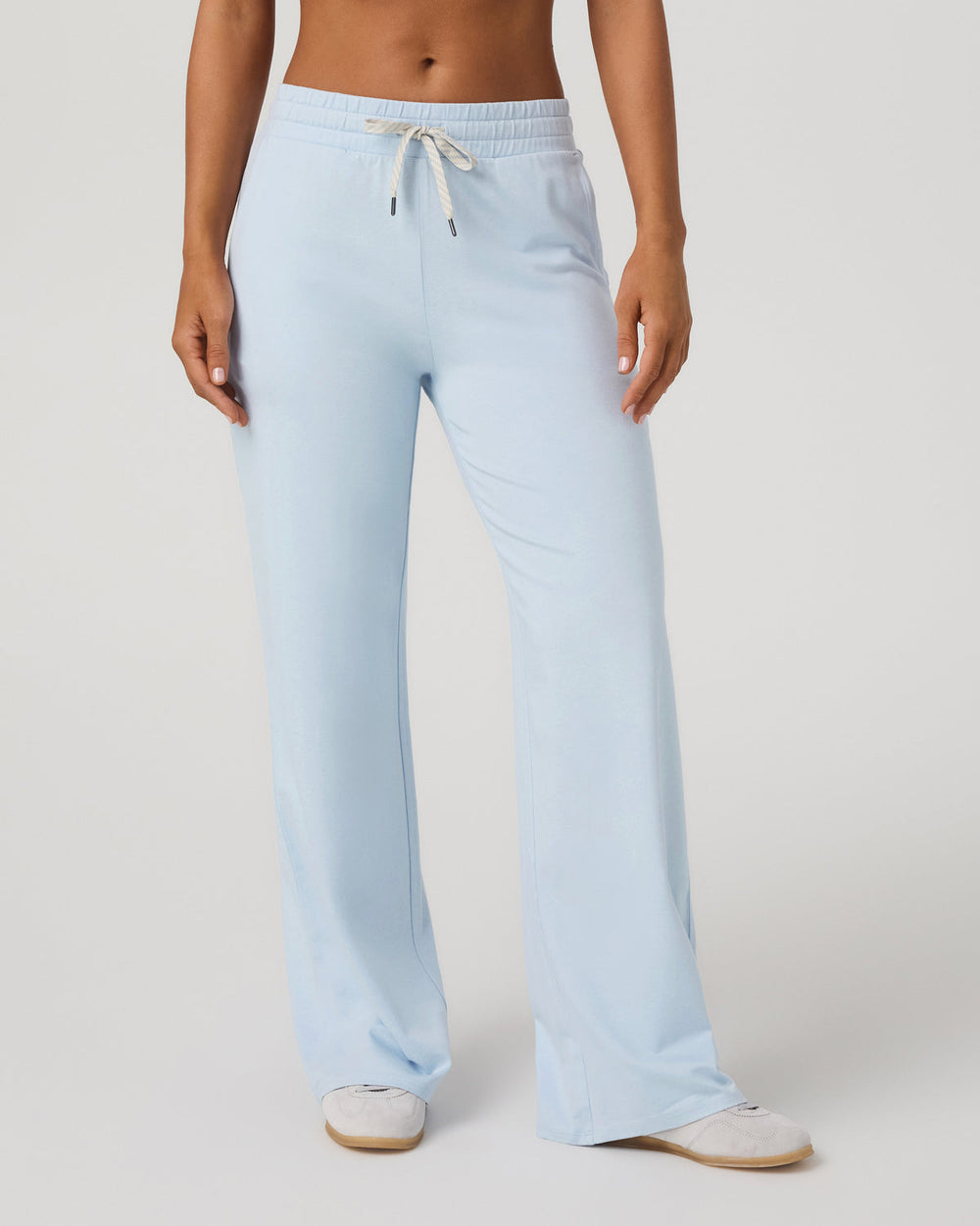 Halo Essential Wideleg - Short Soft Sky Heather Pants | Vuori discount