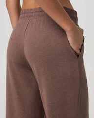 Women's Halo Essential Wideleg - Short Sable Heather | Vuori shop