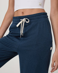 Halo Wideleg - Long Women's Blue Coast Heather Pants | Vuori outlet