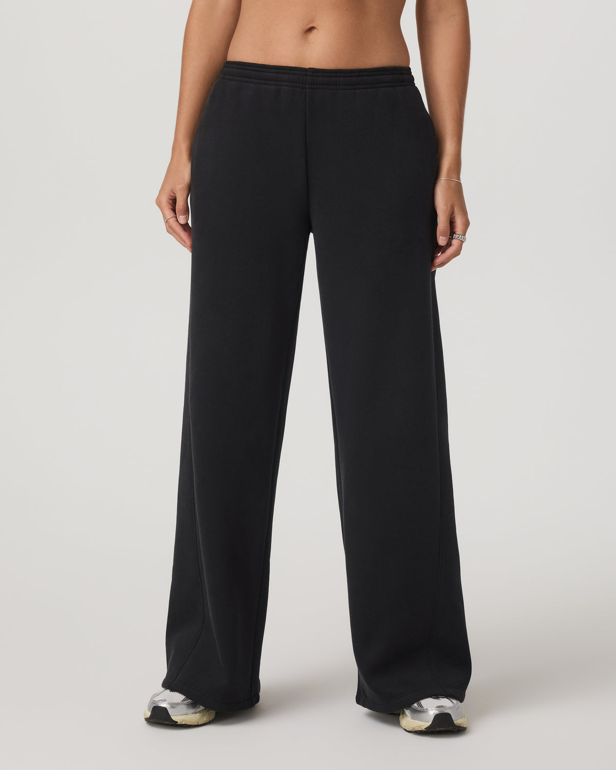 Women's Restore Ultra Wideleg Sweatpant Washed Black | Vuori for sale