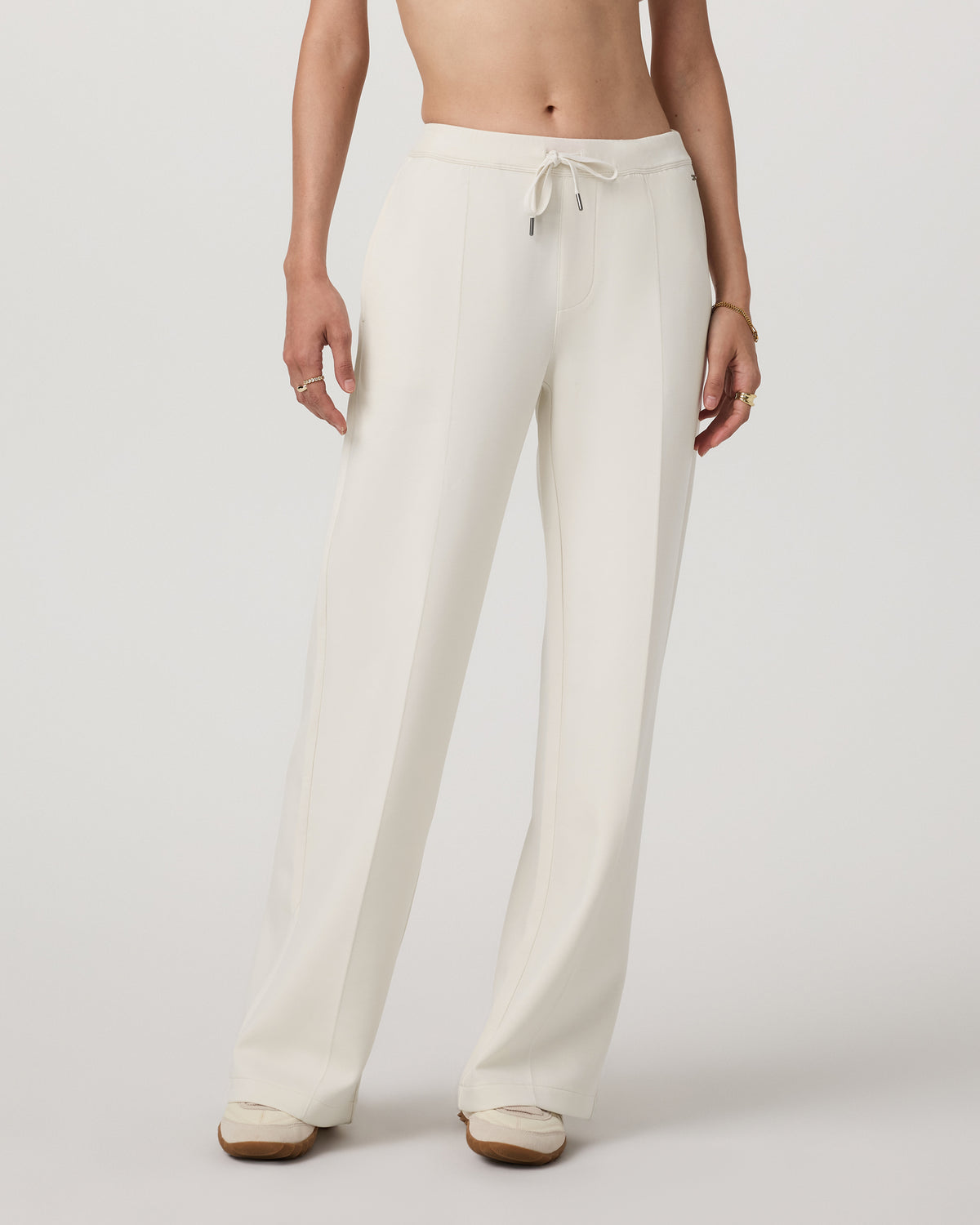 Compose Wideleg Pant Marshmallow Mid-High Rise Pants | Vuori discount