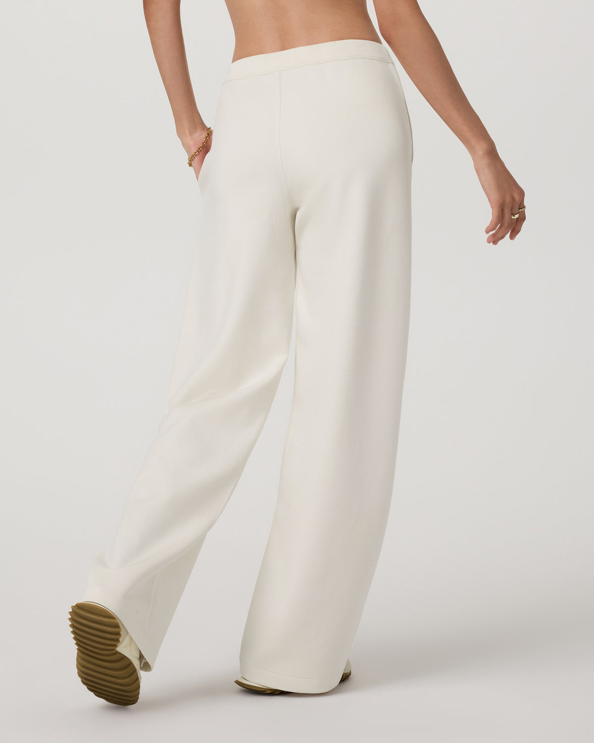Compose Wideleg Pant Marshmallow Mid-High Rise Pants | Vuori discount