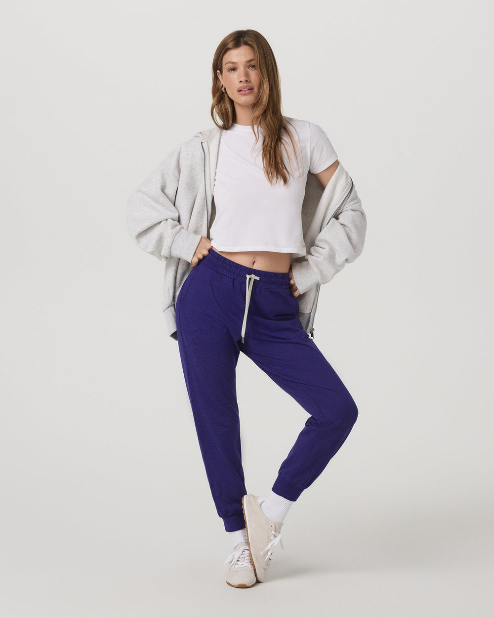 Performance Jogger - Long Stellar Sky Heather Joggers | Vuori onsale