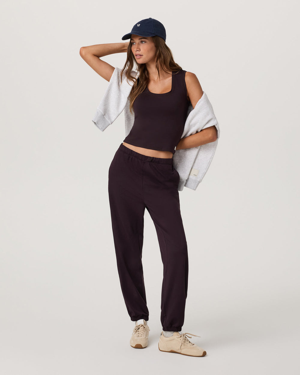 Halo Modern Sweatpant Women's Raisin Pants | Vuori for sale