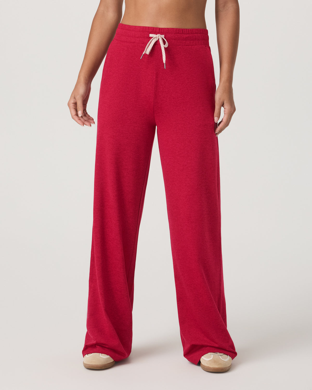 Halo Wideleg Women's Strawberry Heather Pants | Vuori discount