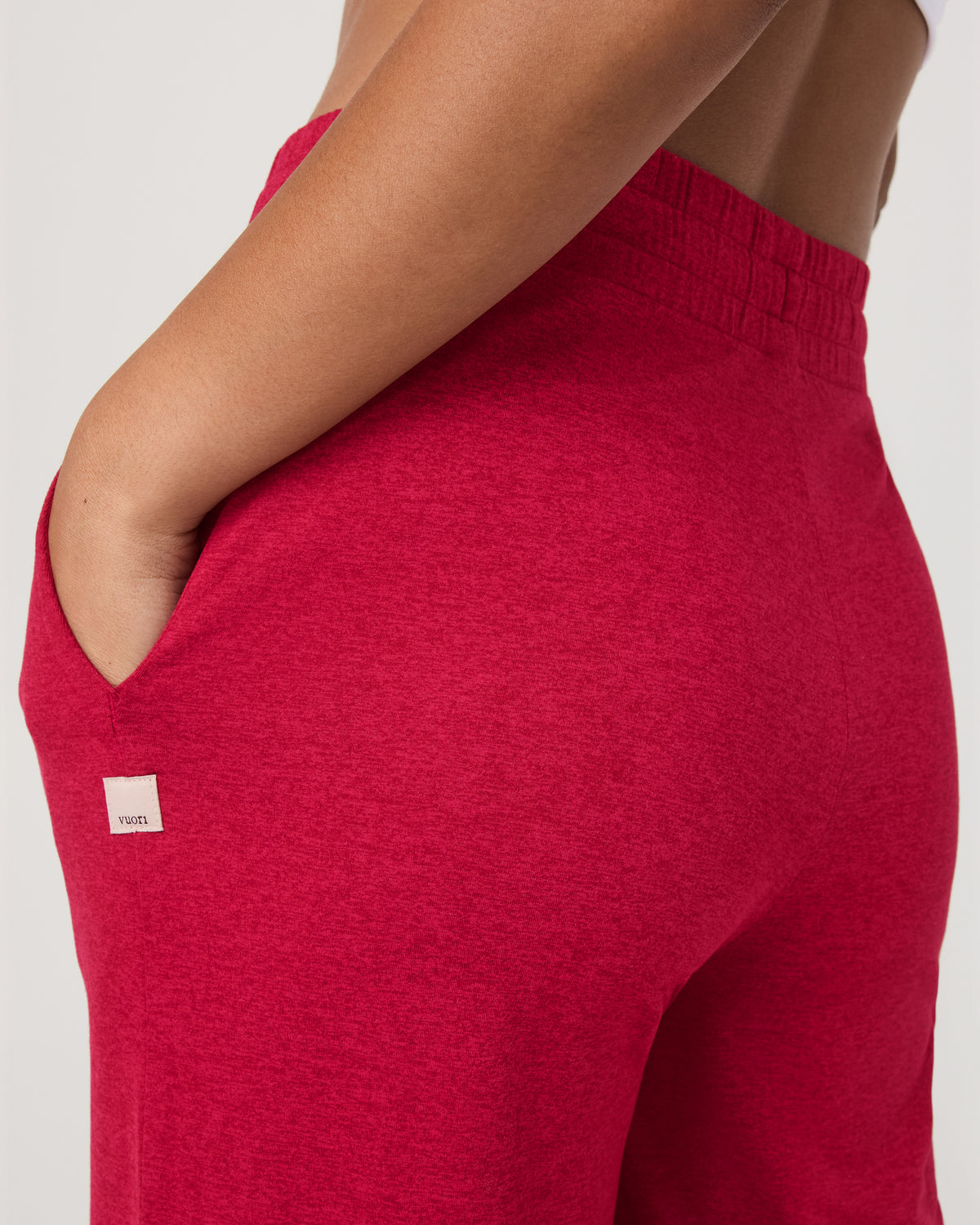 Halo Wideleg Women's Strawberry Heather Pants | Vuori discount