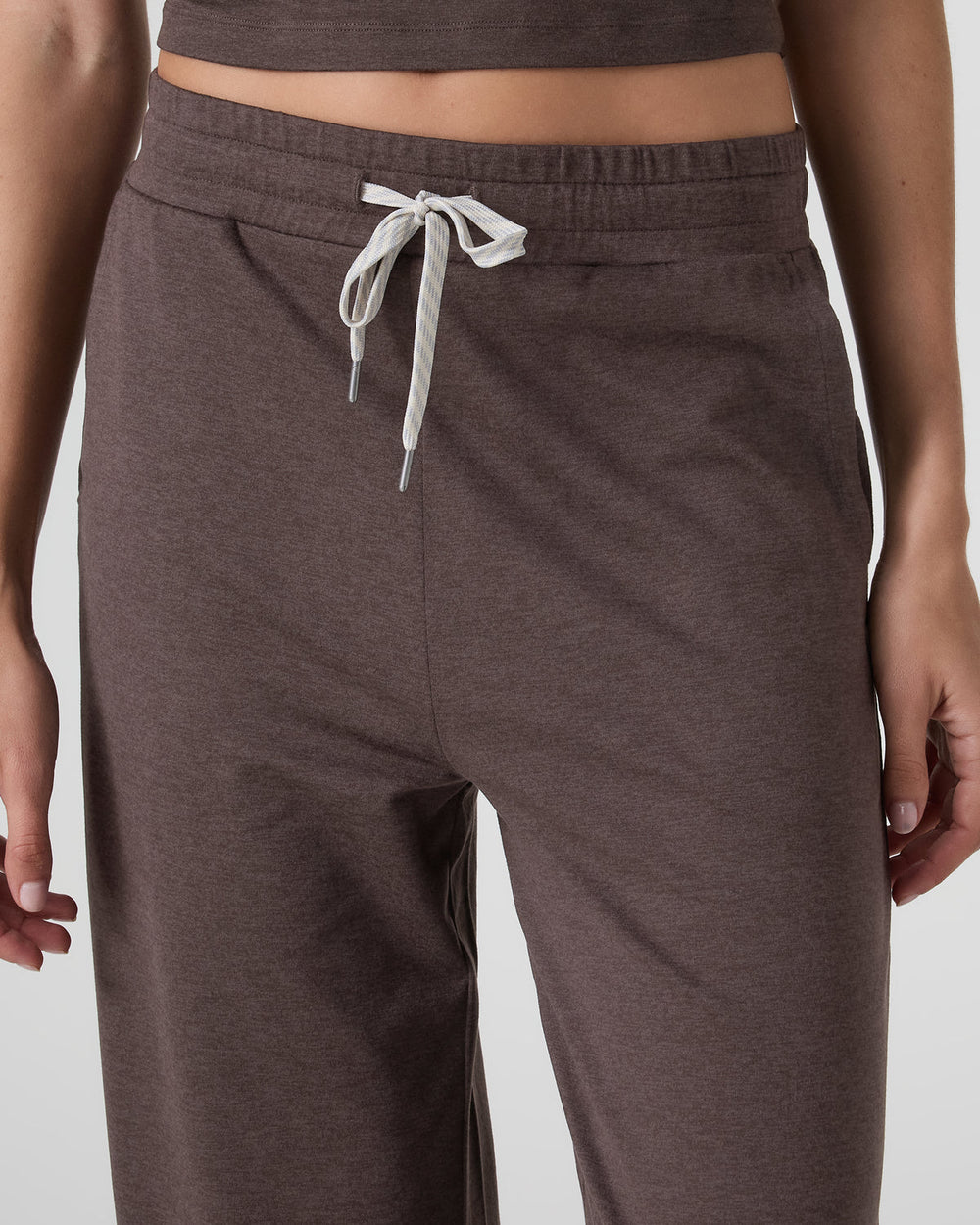 Halo Essential Wideleg Pant - Long Java Heather | Vuori shop
