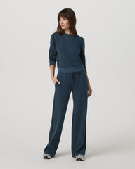 Compose Wideleg Pant Women's Ocean Blue Relaxed Pants | Vuori sale