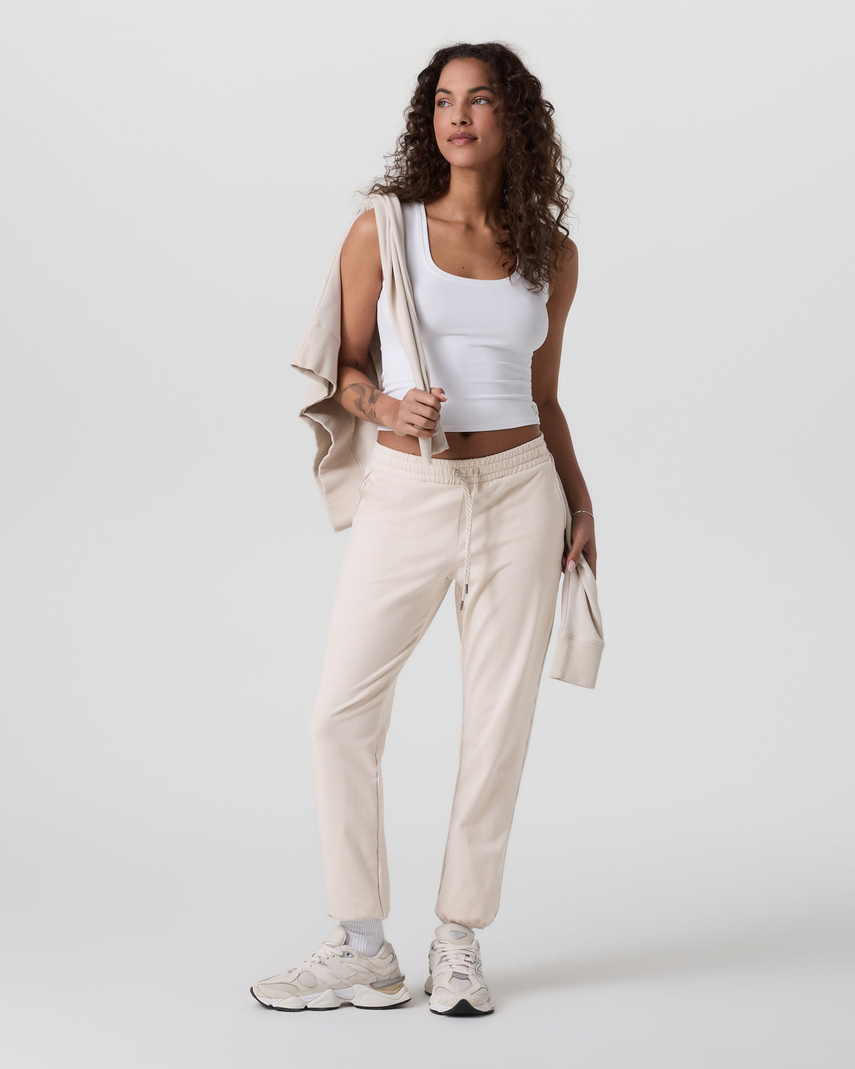 Granite Performance Jogger Milkweed Heather | Vuori online