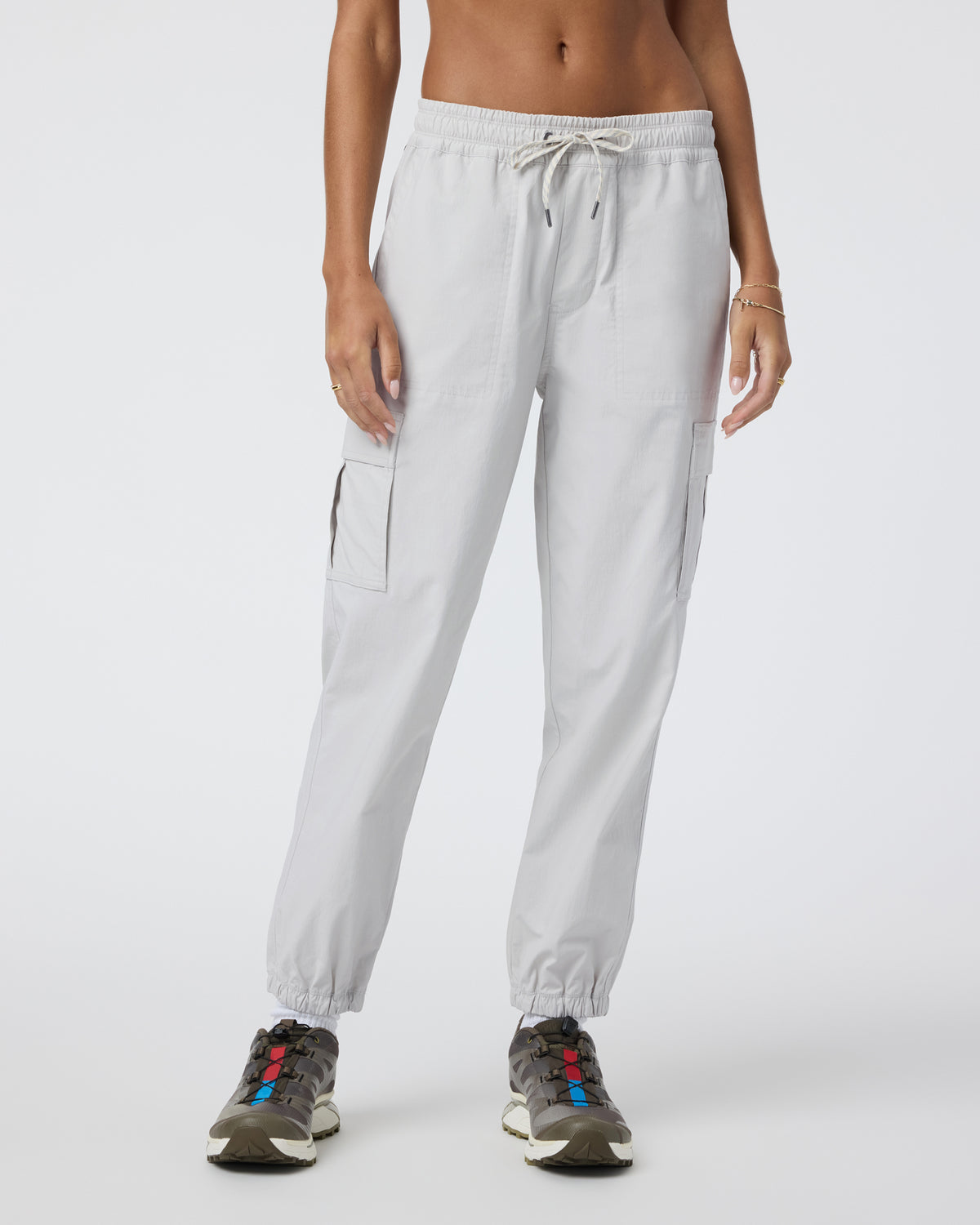 Birch Jogger Women's Silver Cloud Utility Joggers | Vuori discount